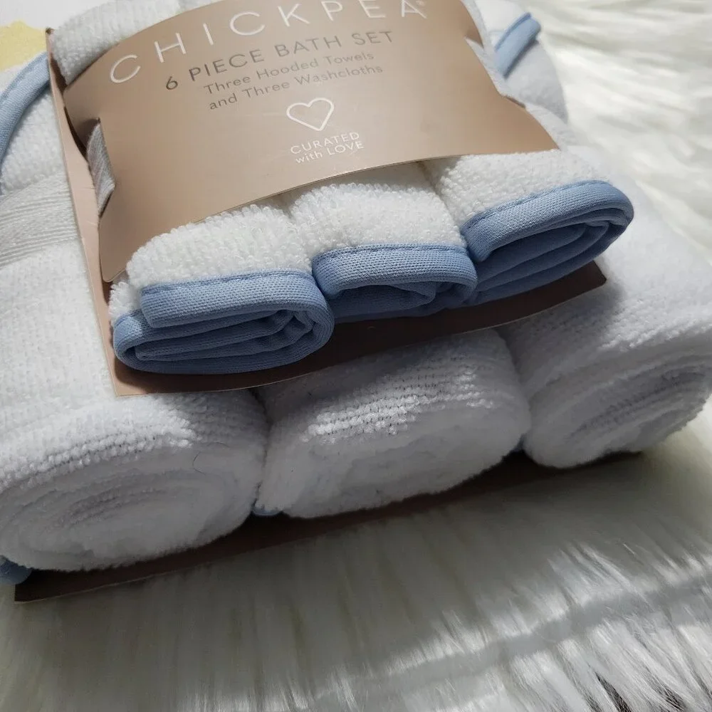 ChickPea 6 Piece Dinosaur Themed Bath Set